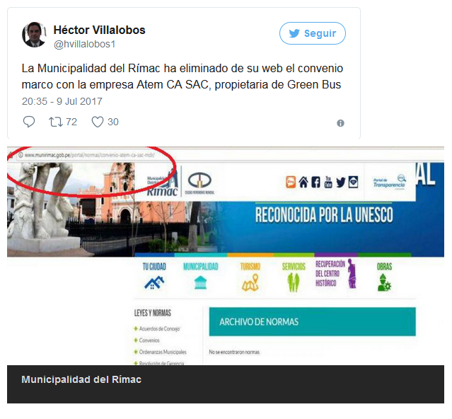 info rimac muni