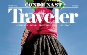 Cusque&ntilde;a se luce en portada de revista internacional &ldquo;Cond&eacute; Nast Traveler&rdquo;