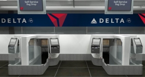 Delta prueba m&aacute;quinas de chequeo automatizado de equipaje con tecnolog&iacute;a biom&eacute;trica