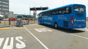 Aeropuerto Jorge Ch&aacute;vez: Viajeros ya pueden tomar buses desde y hasta Miraflores
