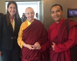 Jetsunma Tenzin Palmo, reconocida monja y maestra del budismo tibetano, hospedada en Sonesta Hotel El Olivar
