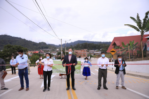 Plan Copesco Nacional inaugura obra para impulsar la ruta del caf&eacute; en Villa Rica