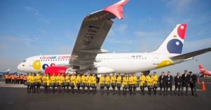 Lo que dejo en im&aacute;genes el vuelo inaugural de Viva Air Per&uacute; (FOTOS)
