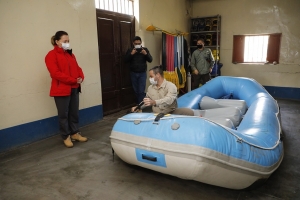 Lunahuan&aacute;: ministra Barrios supervis&oacute; implementaci&oacute;n y adecuaci&oacute;n de Protocolo Sanitario ante pr&oacute;xima apertura del turismo de aventura