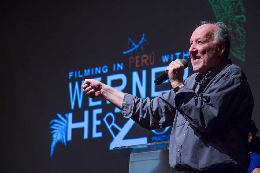 Famoso cineasta Werner Herzog visita el Per&uacute; para dar taller a j&oacute;venes de todo el mundo en Madre de Dios