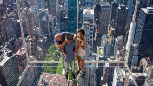 Para los que no sufren de v&eacute;rtigo, un elevador de cristal en Nueva York