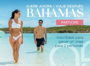 Ministerio de Turismo de Las Bahamas ofrece la oportunidad de ganarse unas inolvidables vacaciones para dos personas
