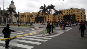 Canatur propone declarar zona r&iacute;gida al centro de Lima para evitar protestas