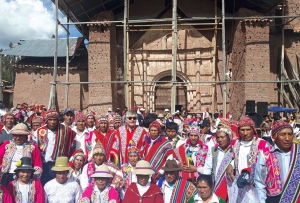 Inician la puesta en valor de templo Santa Catalina en Acomayo - Cusco