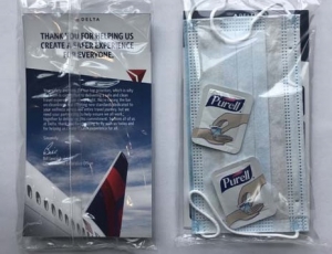 Delta ofrece a sus clientes un kit gratuito de prevenci&oacute;n por el Covid-19