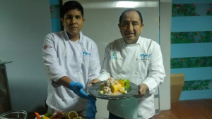 Conoce esta propuesta: cebiches en salsa de Tumbo, Aguaymanto, Camu Camu y Naranja agria