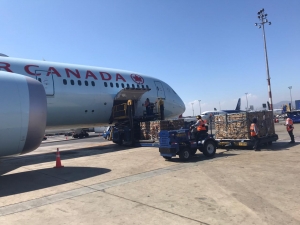 Air Canada realiz&oacute; su primer vuelo de carga Lima - Canad&aacute; ante COVID-19