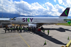 SKY se transforma en la primera aerol&iacute;nea low cost de Am&eacute;rica en contar con una flota 100% Airbus A320neo de &uacute;ltima generaci&oacute;n