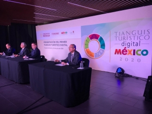 Secretario de SECTUR, Miguel Torruco, inaugura el primer Tianguis Tur&iacute;stico Digital 2020 (V&Iacute;DEO)