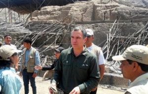 Murales del complejo arqueol&oacute;gico Ventarr&oacute;n da&ntilde;ados por incendio podr&iacute;an recuperarse en un 85%