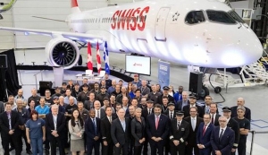 Swiss recibe su primer Bombardier CS300
