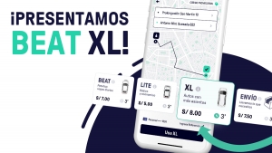 Hasta tres personas por auto podr&aacute;n viajar con nuevo servicio &lsquo;Beat XL&rsquo;