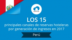 SiteMinder presenta los 15 principales canales de reserva de hoteles generadores de ingresos en Per&uacute; en 2017