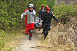 Turista colombiana se recupera despu&eacute;s de salvar de arrastre de r&iacute;o en Apur&iacute;mac