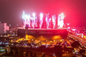 L&aacute;grimas, emoci&oacute;n y cantos se sintieron en la espectacular ceremonia de inauguraci&oacute;n