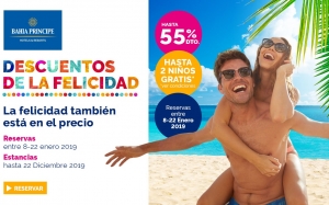 Vuelven los descuentos de la felicidad de Bah&iacute;a Pr&iacute;ncipe Hotels &amp; Resorts