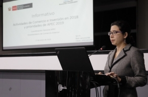 Per&uacute; trabaja agenda para lograr mayores beneficios en comercio exterior e inversiones en el Foro APEC