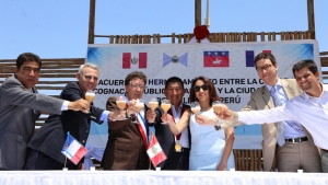 Las ciudades de Pisco y Cognac se hermanan y presentan el PisCognac Sour