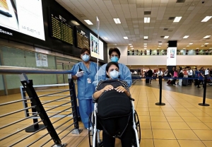 Aeropuerto Jorge Ch&aacute;vez: realizan control a personas que vienen de zonas infectadas con coronavirus
