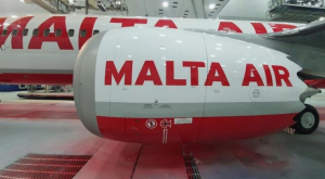 Primer avi&oacute;n de Ryanair con los colores de Malta