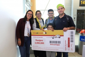 Ya son dos millones de pasajeros transportados por  Viva Air Per&uacute;