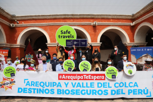 Ciudad de Arequipa y el Valle y Ca&ntilde;&oacute;n del Colca obtienen el sello internacional Safe Travels