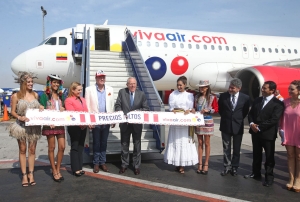 Viva Air Per&uacute; inicia operaciones con un sobrevuelo hist&oacute;rico por Lima