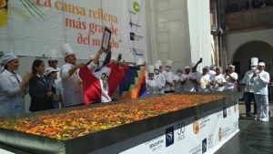 Causa Rellena m&aacute;s grande del mundo se elabor&oacute; en Cusco