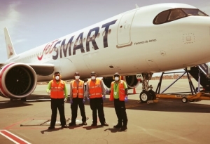 JetSMART realiz&oacute; un vuelo especial desde Santiago a Trujillo para repatriar chilenos desde el norte de Per&uacute;