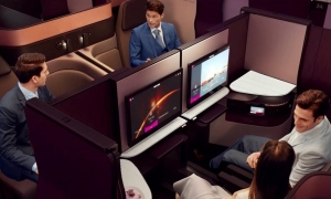 Par&iacute;s Air Show: Qatar Airways presenta su primer Boeing 777 equipado con la Qsuite