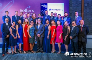 Aerom&eacute;xico reconoce a sus mejores vendedores internacionales