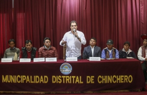 Ministro Giuffra: MTC y comunidad de Chinchero acuerdan compra de tierras para futuro aeropuerto