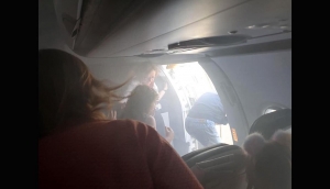 19 heridos por avi&oacute;n de British Airways que aterriz&oacute; con fuego en un motor (V&Iacute;DEO)