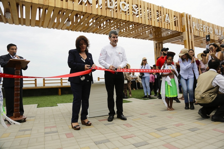 Mincetur inaugur&oacute; malec&oacute;n tur&iacute;stico del Puerto Malabrigo en La Libertad (V&Iacute;DEO)