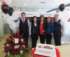 Air Canada cumple sus primeros 80 a&ntilde;os uniendo los cielos del mundo
