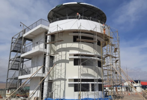 MTC: Construcci&oacute;n de la torre de control del aeropuerto de Ilo registra avance del 76%