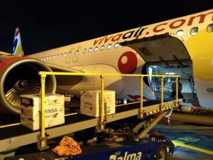Viva Air transporta 20.200 vacunas contra el Covid-19 a Cusco y Arequipa