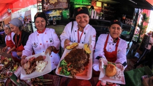 Fiesta sabrosa por 28 de julio  en el  III festival gastron&oacute;mico Per&uacute; Sabroso