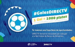 DIRECTV dona 1000 platos de comida por cada gol de la CONMEBOL Copa Am&eacute;rica 2021