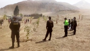 Ministerio de Cultura realiza acciones para recuperar terreno invadido del sitio arqueol&oacute;gico Lim&aacute;n en Supe