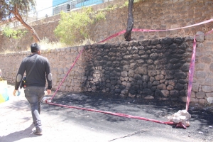 Autoridades de Cusco investigan da&ntilde;os a muro de and&eacute;n Inca por fuego