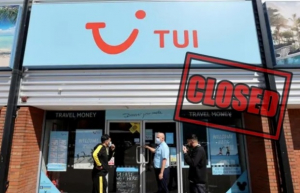 TUI anuncia m&aacute;s cierres de agencias de viajes en Reino Unido