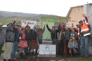 Municipalidad de Livitaca y Hudbay Per&uacute; llevan agua potable a comunidad de Huaylla Huaylla