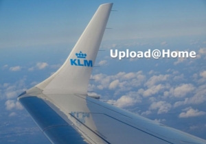 KLM lanza el innovador servicio Upload@Home