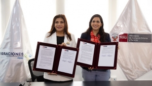 Mincetur y Migraciones suscriben convenio para optimizar intercambio de informaci&oacute;n tur&iacute;stica